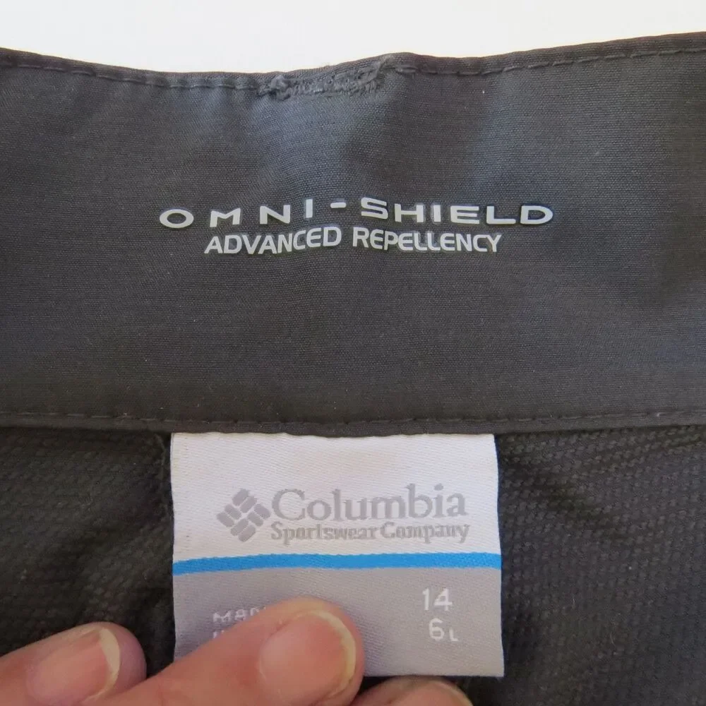 Columbia Women's Saturday Trail Shorts with Omni-Shield Dark Gray 14 NWOT - Picture 8 of 9